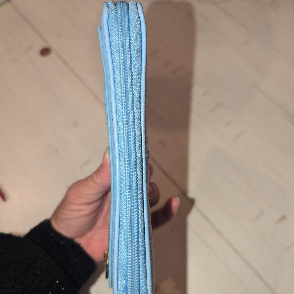 Christian LaCroix baby blue long wallet - Picture 13 of 14